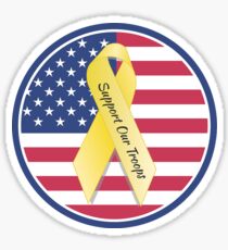 Support Our American Troops Sticker