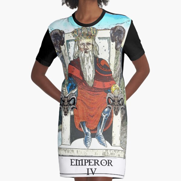 Emperor Tarot bywhacky Graphic T-Shirt Dress