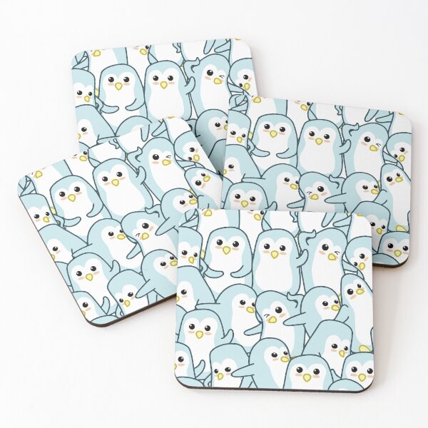 Item preview, blue penguins designed and sold by zaher97.