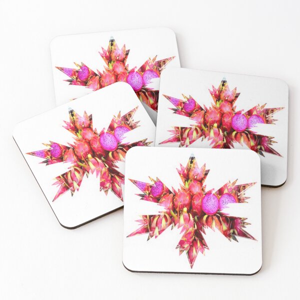 Item preview, healthy Xmas dragon fruit, Pitaya snowflakes  by Iritof  designed and sold by iritof.