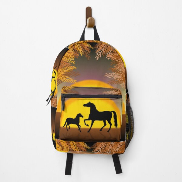 Item preview, Horses with Awesome Sunset Background designed and sold by CheeryDK.