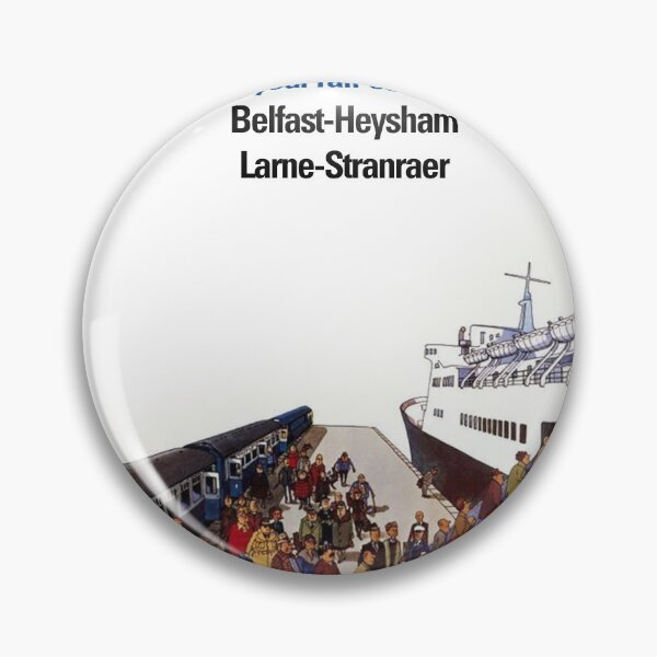 Item preview, British Rail - Sealink - Belfast Heysham Larne Stranraer designed and sold by traincrewdesign.