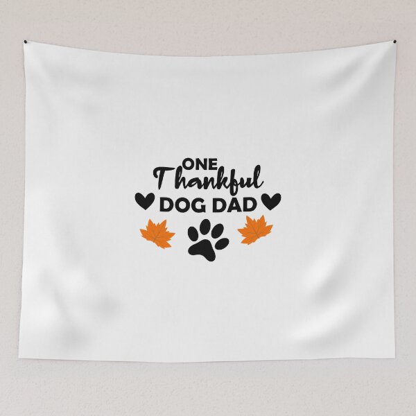 Item preview, one thankful dog dad, matching family gift, thanksgiving gift for dad, thankful dog dad  designed and sold by adjamine.