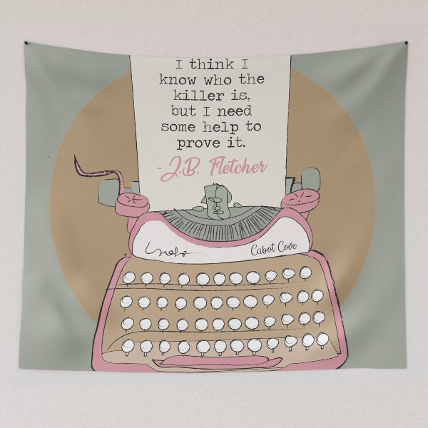 Item preview, Cabot Cove Typewriter For Fletcher of Murder She Wrote designed and sold by gunsnhoney.
