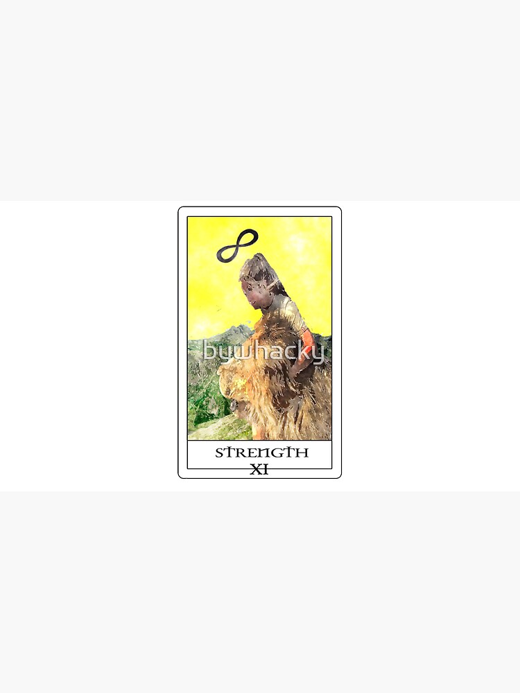 Strength Tarot bywhacky by bywhacky