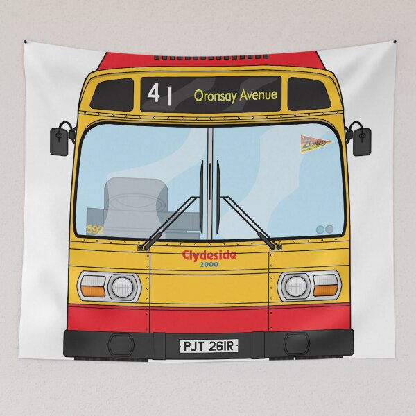 Item preview, Leyland National mk1 Bus, Clydeside 2000 Glasgow 80s 90s retro designed and sold by BFXIII.