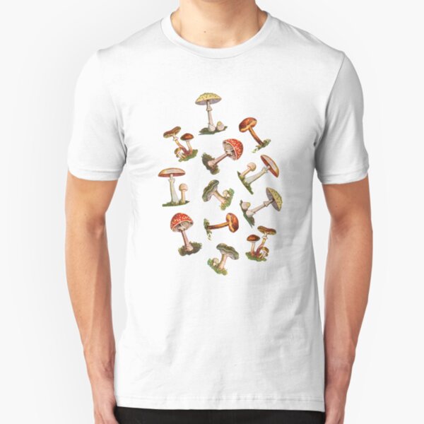 Mushrooms Slim Fit T-Shirt
