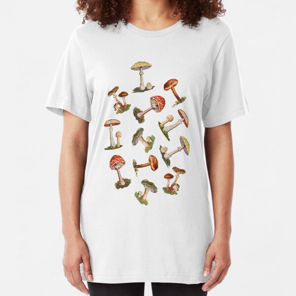 Mushrooms Slim Fit T-Shirt