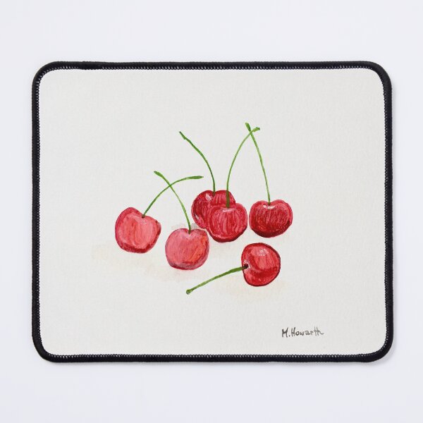 Item preview, Cherries watercolour painting  designed and sold by Artbymonika.