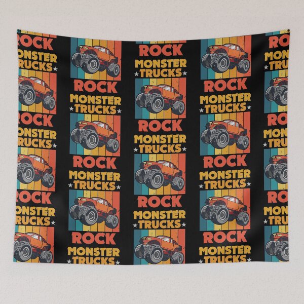 Item preview, Funny Monster Trucks Are My Jam Tricks Stunts Wheelies designed and sold by MagicSD Designs.