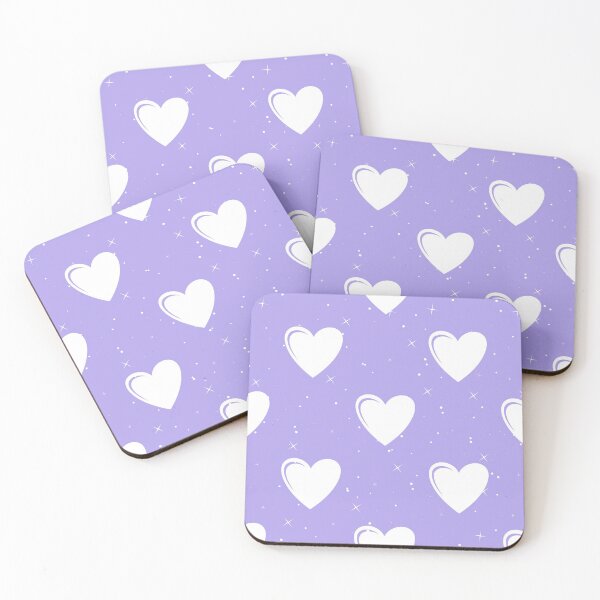 Item preview, Lavender Hearts Print designed and sold by Lylabean22.