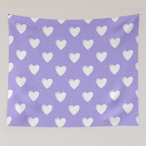 Item preview, Lavender Hearts Print designed and sold by Lylabean22.