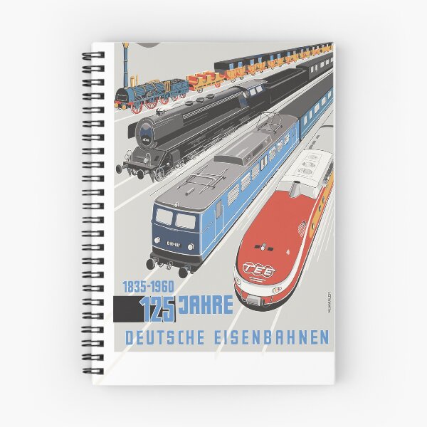 Item preview, German Railways - 1960 - 125 Year Anniversary Deutsche Bahn designed and sold by traincrewdesign.