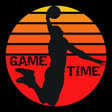 Artwork thumbnail, Basketball, Game Time Basketball, Basketball Gift by shirtcrafts