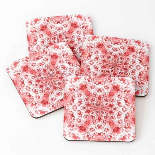 Item preview, Abstract Red & White 2D Holiday Fractal designed and sold by SXW Designs.