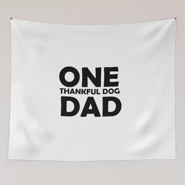 Item preview, one thankful dog dad, matching family gift, thanksgiving gift for dad, thankful dog dad  designed and sold by adjamine.