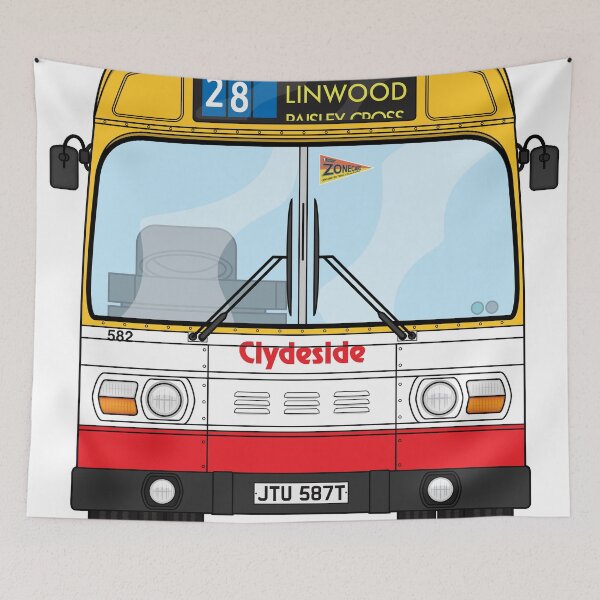 Item preview, Leyland National mk1 Bus, Clydeside Glasgow 80s 90s Paisley Linwood designed and sold by BFXIII.