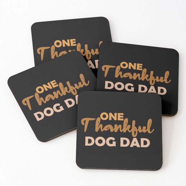 Item preview, one thankful dog dad, matching family gift, thanksgiving gift for dad, thankful dog dad  designed and sold by adjamine.