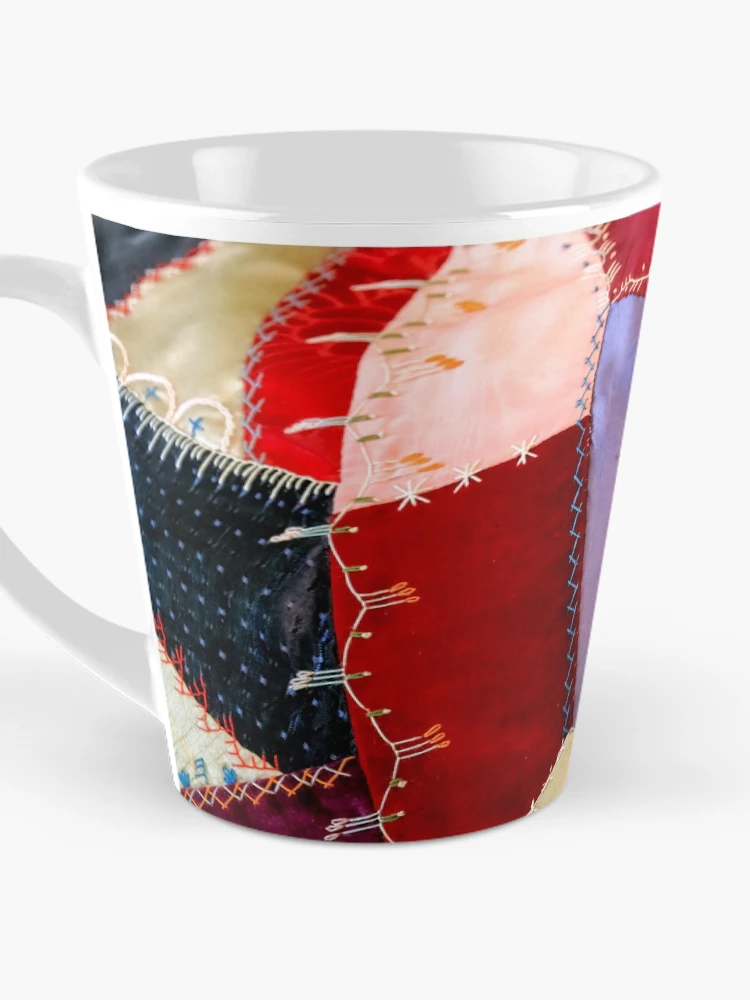 Thumbnail 3 of 4, Coffee Mug, Crazy patchwork pattern designed and sold by Graham Prentice.