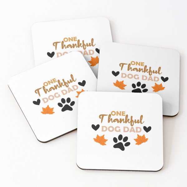Item preview, one thankful dog dad, matching family gift, thanksgiving gift for dad, thankful dog dad  designed and sold by adjamine.
