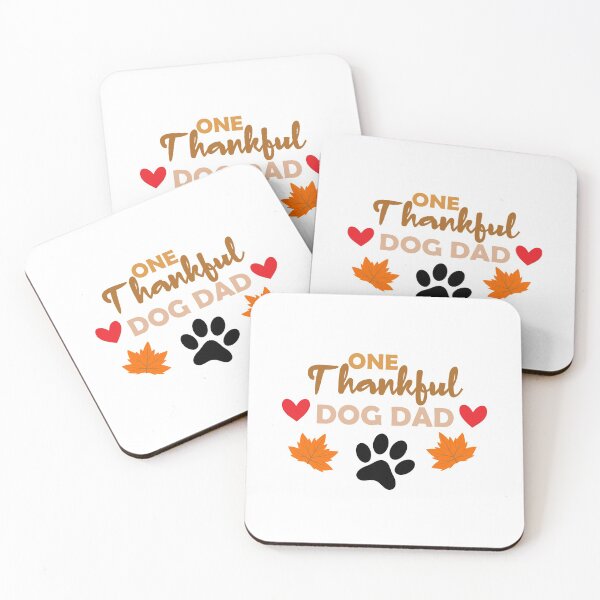Item preview, one thankful dog dad, matching family gift, thanksgiving gift for dad, thankful dog dad  designed and sold by adjamine.