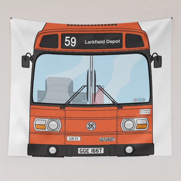 Item preview, Leyland National mk1 Bus, Strathclyde Buses LN11 80s 90s retro nostalgia designed and sold by BFXIII.