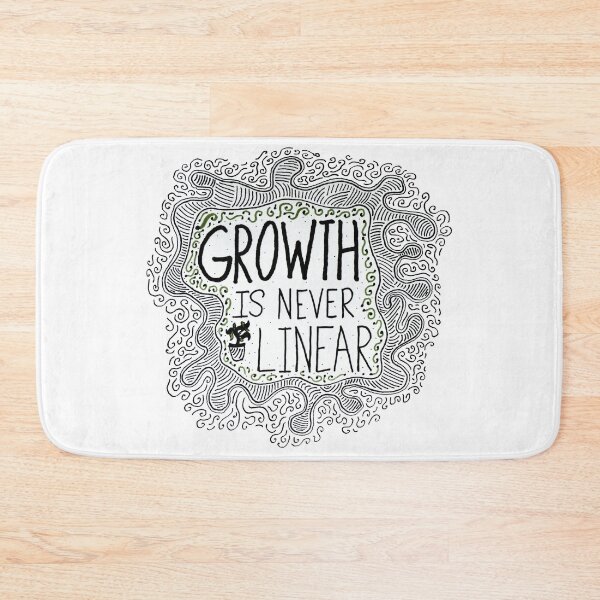 Item preview, "Growth is never linear" designed and sold by Massimo Valdes.