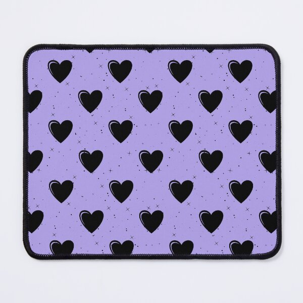 Item preview, Pastel Black Heart Print designed and sold by Lylabean22.