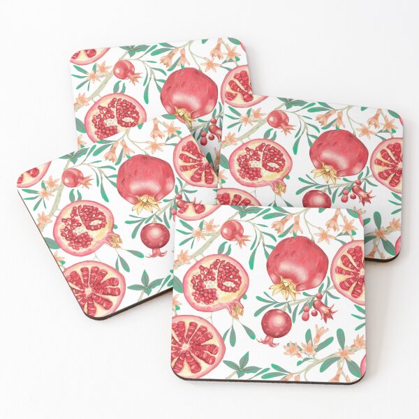 Item preview, Pomegranate tree pattern  designed and sold by Papergrape.