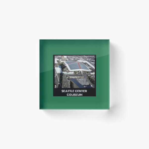 Item preview, Seattle Center Coliseum- Green designed and sold by DeadStadium.