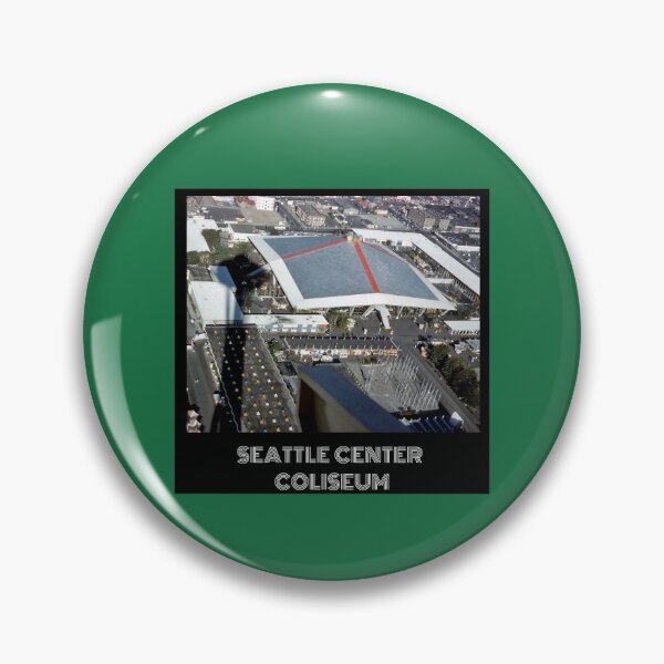 Item preview, Seattle Center Coliseum- Green designed and sold by DeadStadium.
