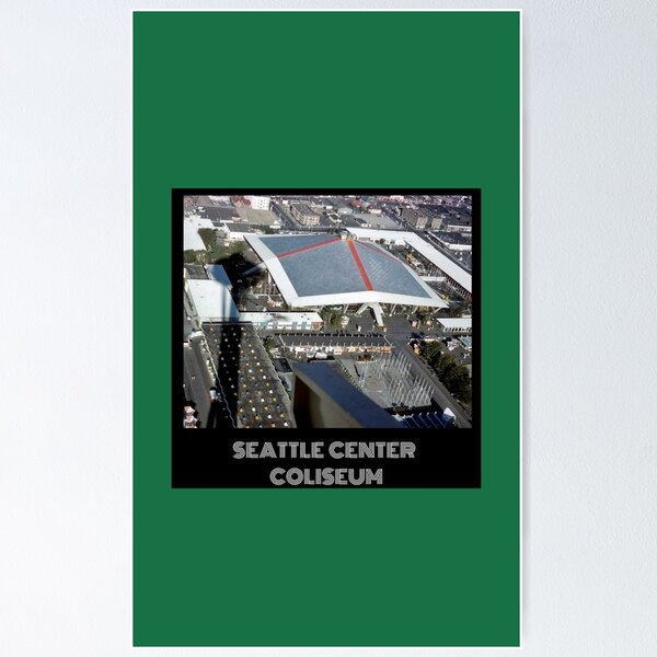 Item preview, Seattle Center Coliseum- Green designed and sold by DeadStadium.