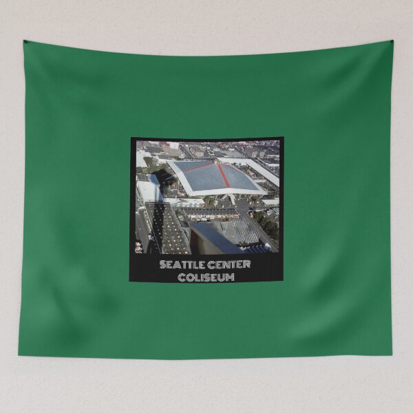 Item preview, Seattle Center Coliseum- Green designed and sold by DeadStadium.