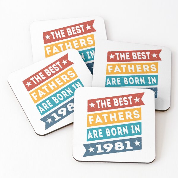 Item preview, The Best Fathers Are Born In 1981 Birthday designed and sold by TKsTees.