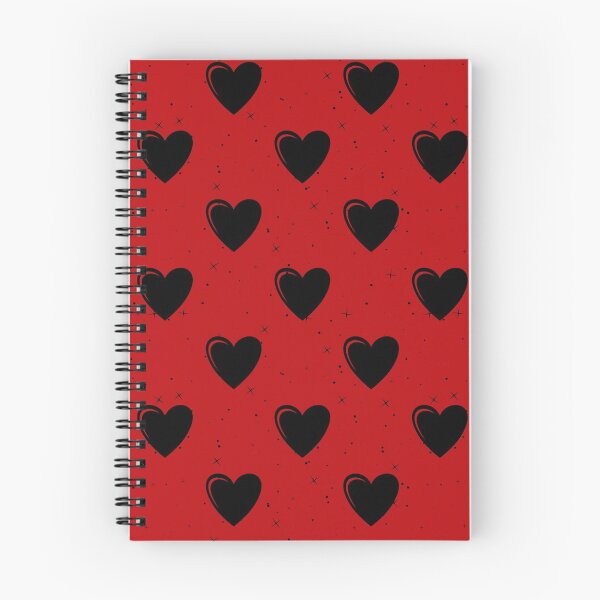 Item preview, Red and Black Heart Print designed and sold by Lylabean22.