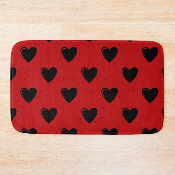 Item preview, Red and Black Heart Print designed and sold by Lylabean22.