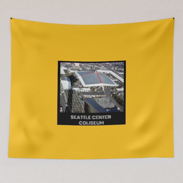 Item preview, Seattle Center Coliseum- Yellow designed and sold by DeadStadium.