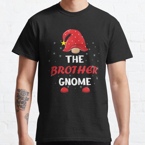 The Brother Gnome Christmas Matching Family Xmas Gnome Classic T-Shirt