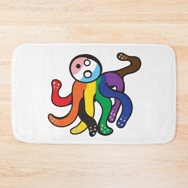 Item preview, Pridetopus the Pride Octopus designed and sold by BiOurPride.
