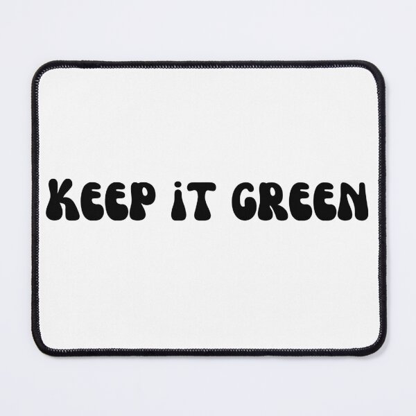 Item preview, keep it green Rertro Black Text designed and sold by smokelikeagirl.