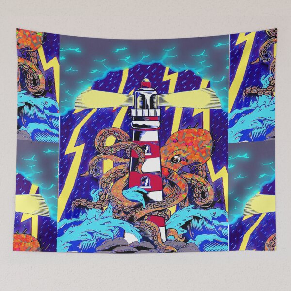 Item preview, espdzines Octolighthoues  designed and sold by EspDzines.