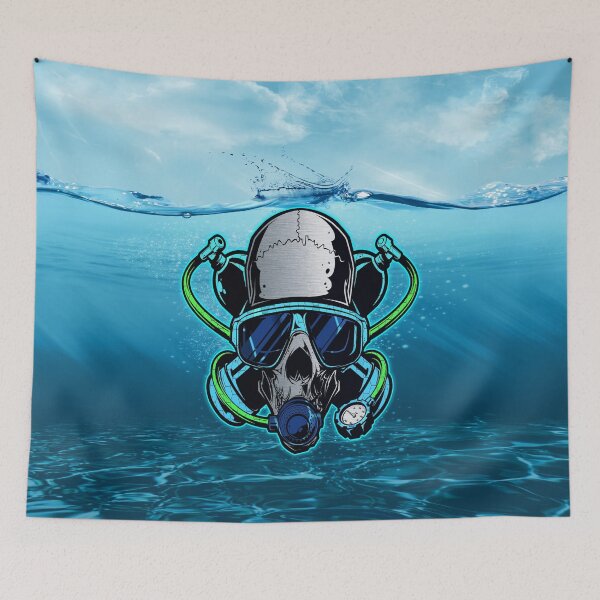 Item preview, Scuba Skull  designed and sold by artistwill.