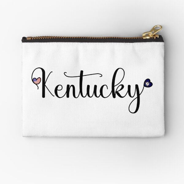 Item preview, I Love Kentucky - Kentucky Script With Heart Shaped Flags designed and sold by molamode.