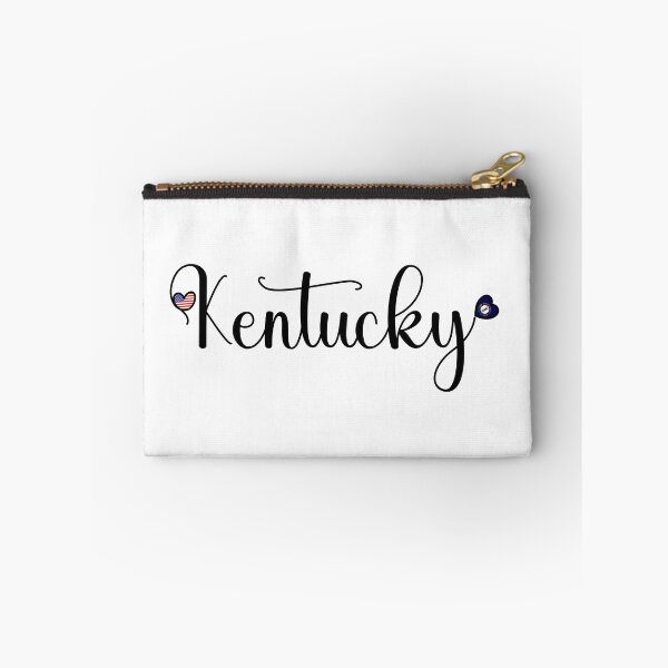 Item preview, I Love Kentucky - Kentucky Script With Heart Shaped Flags designed and sold by molamode.