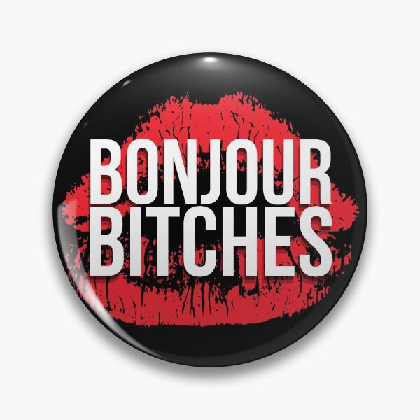 Item preview, Bonjour Bitches Red Lips designed and sold by Shop signer.