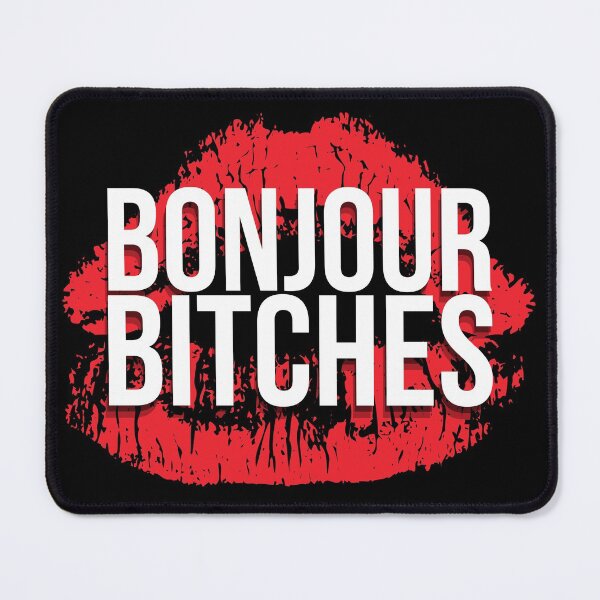 Item preview, Bonjour Bitches Red Lips designed and sold by Shop signer.
