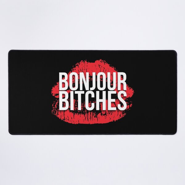 Item preview, Bonjour Bitches Red Lips designed and sold by Shop signer.