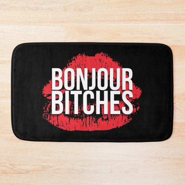 Item preview, Bonjour Bitches Red Lips designed and sold by Shop signer.