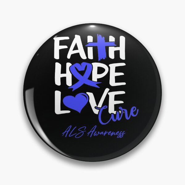 Item preview, Faith Hope Love Cure ALS Awareness designed and sold by Grooffos.