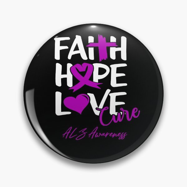 Item preview, Faith Hope Love Cure ALZ Awareness designed and sold by Grooffos.